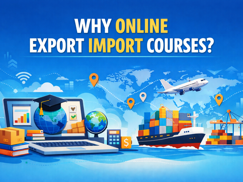 Online export import course for working professionals in 2026 with flexible international trade certification training