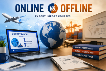 ONLINE VS. OFFLINE EXPORT-IMPORT COURSES: WHICH MODE OF LEARNING WORKS BEST FOR YOU?